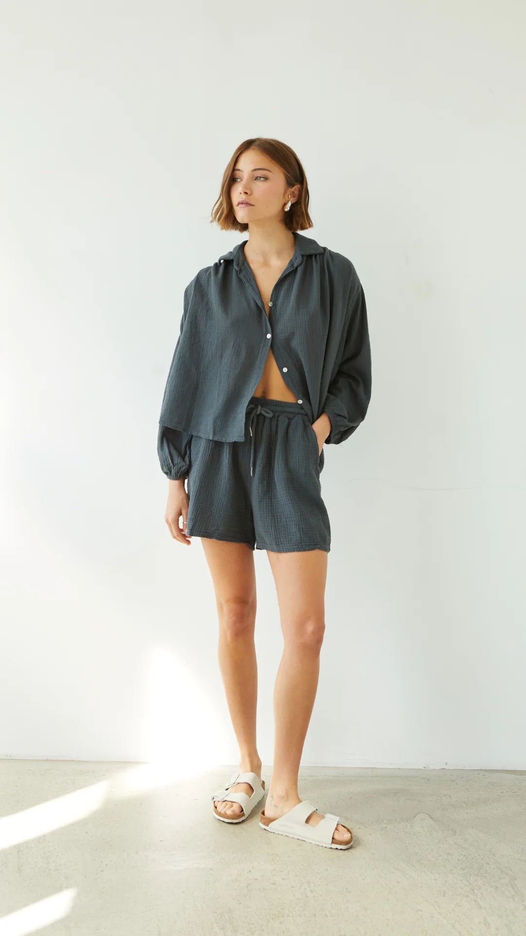 Aida Shirt - Anthracite - Image 7