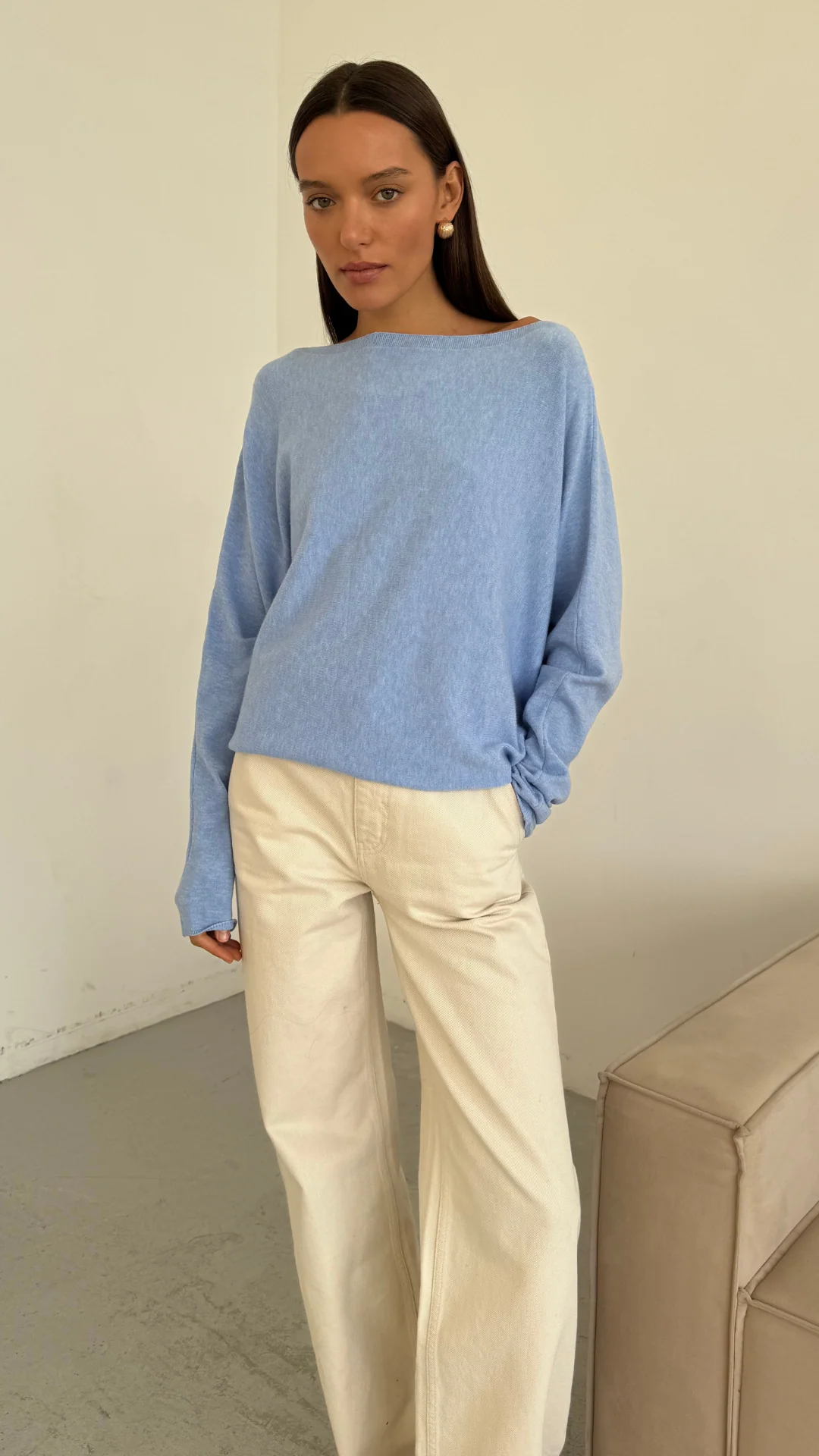 Poppy Sweater - Sky - Image 2