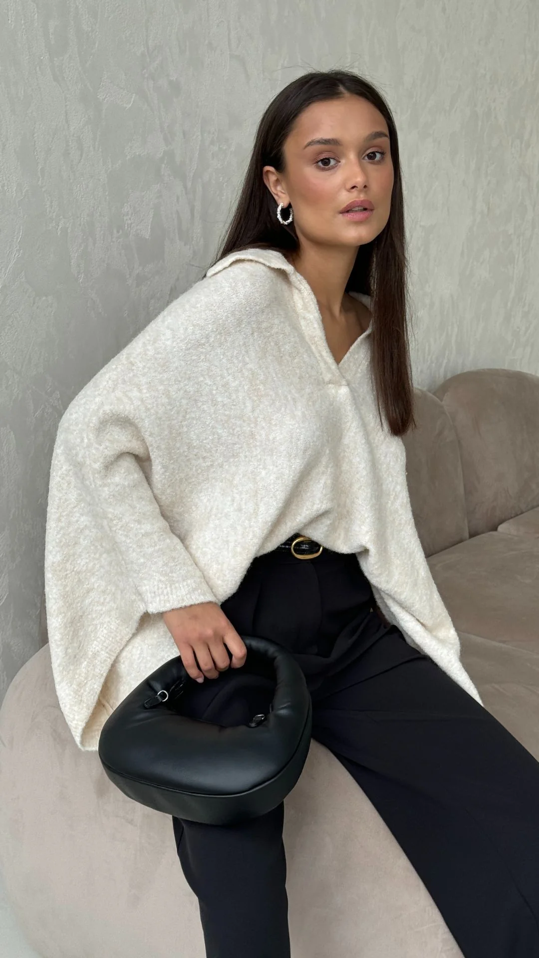 Aleya Sweater - Ivory - Image 3