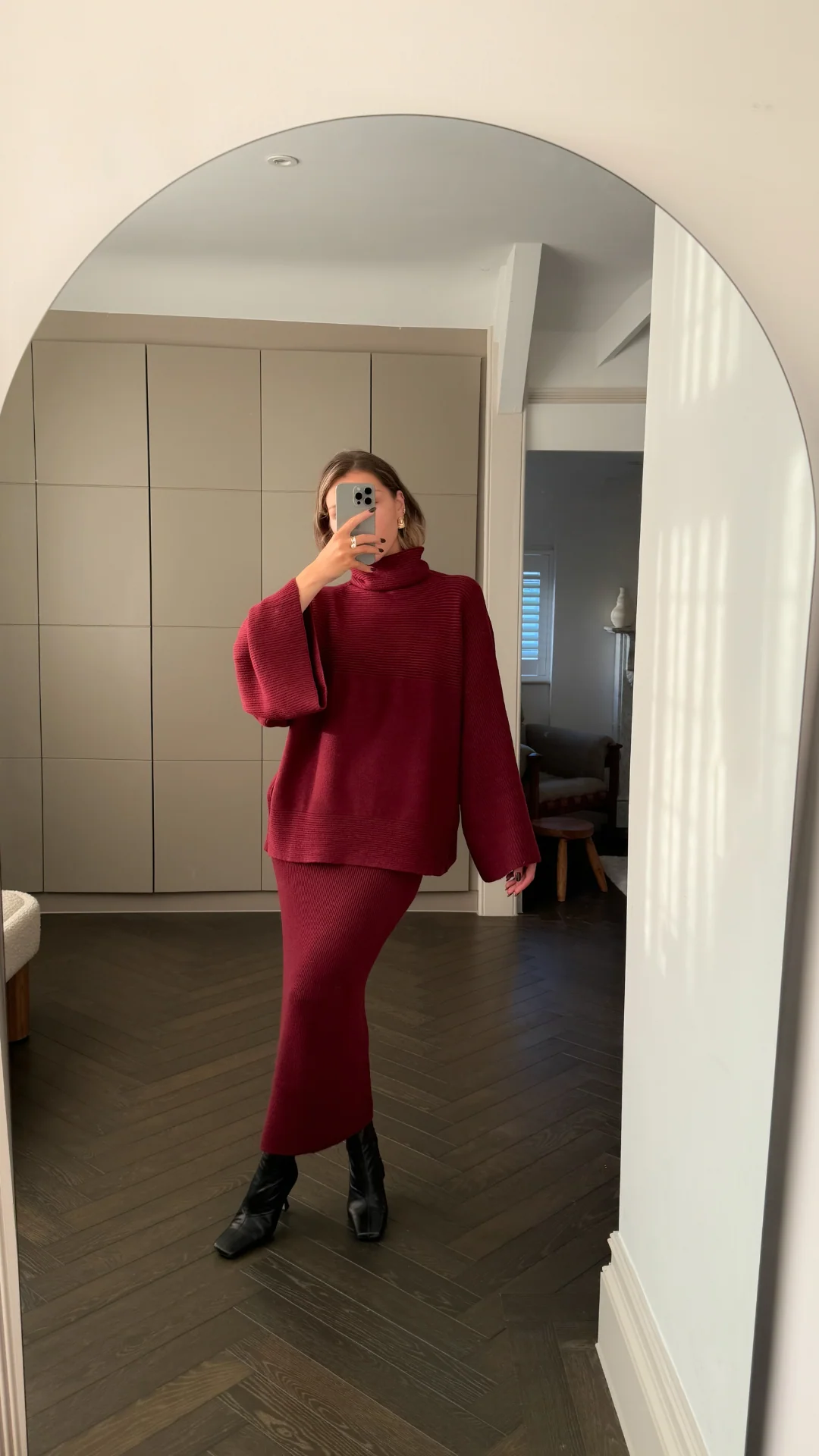 Amelie Sweater - Dark Cherry - Image 14