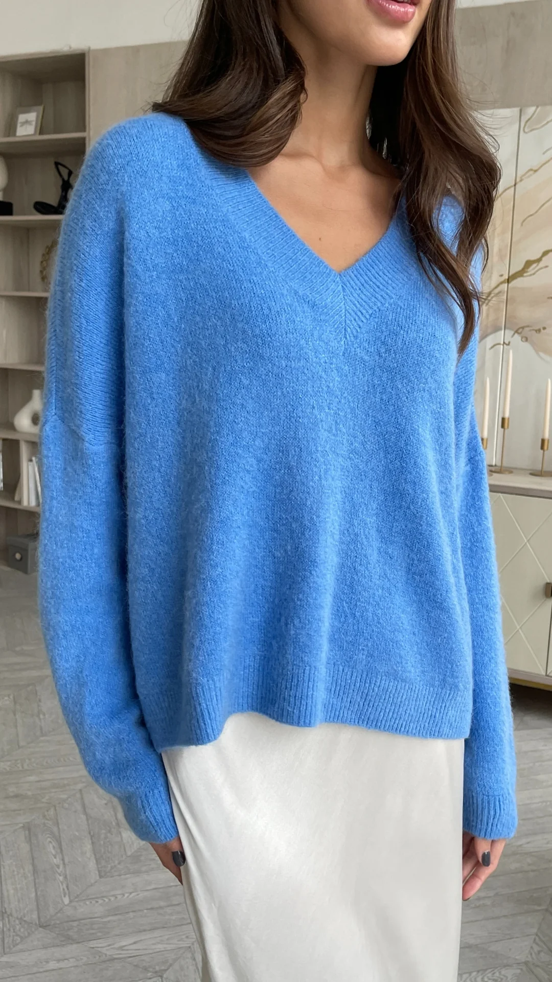 April Alpaca Sweater - Sky - Image 13
