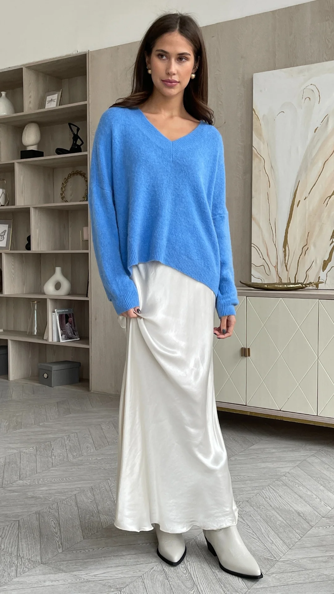 April Alpaca Sweater - Sky - Image 6