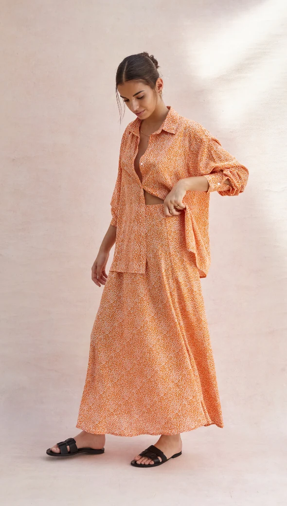 Ayla Shirt - Auburn Print - Image 3