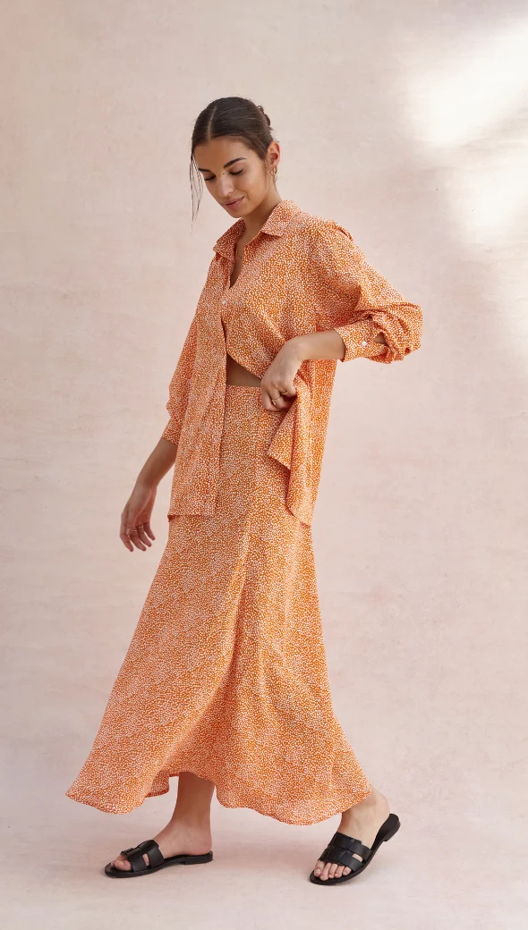 Ayla Shirt - Auburn Print - Image 5