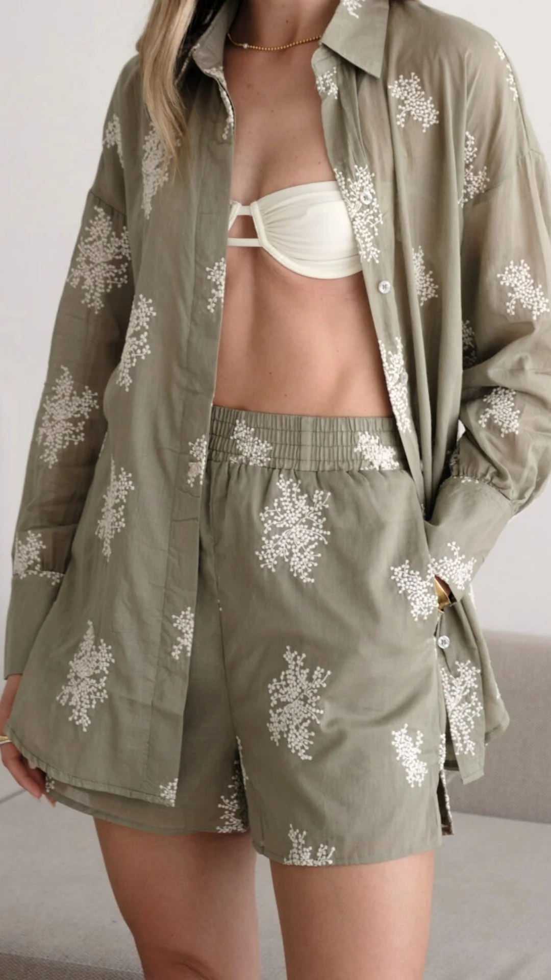 Celina Shorts - Olive - Image 2