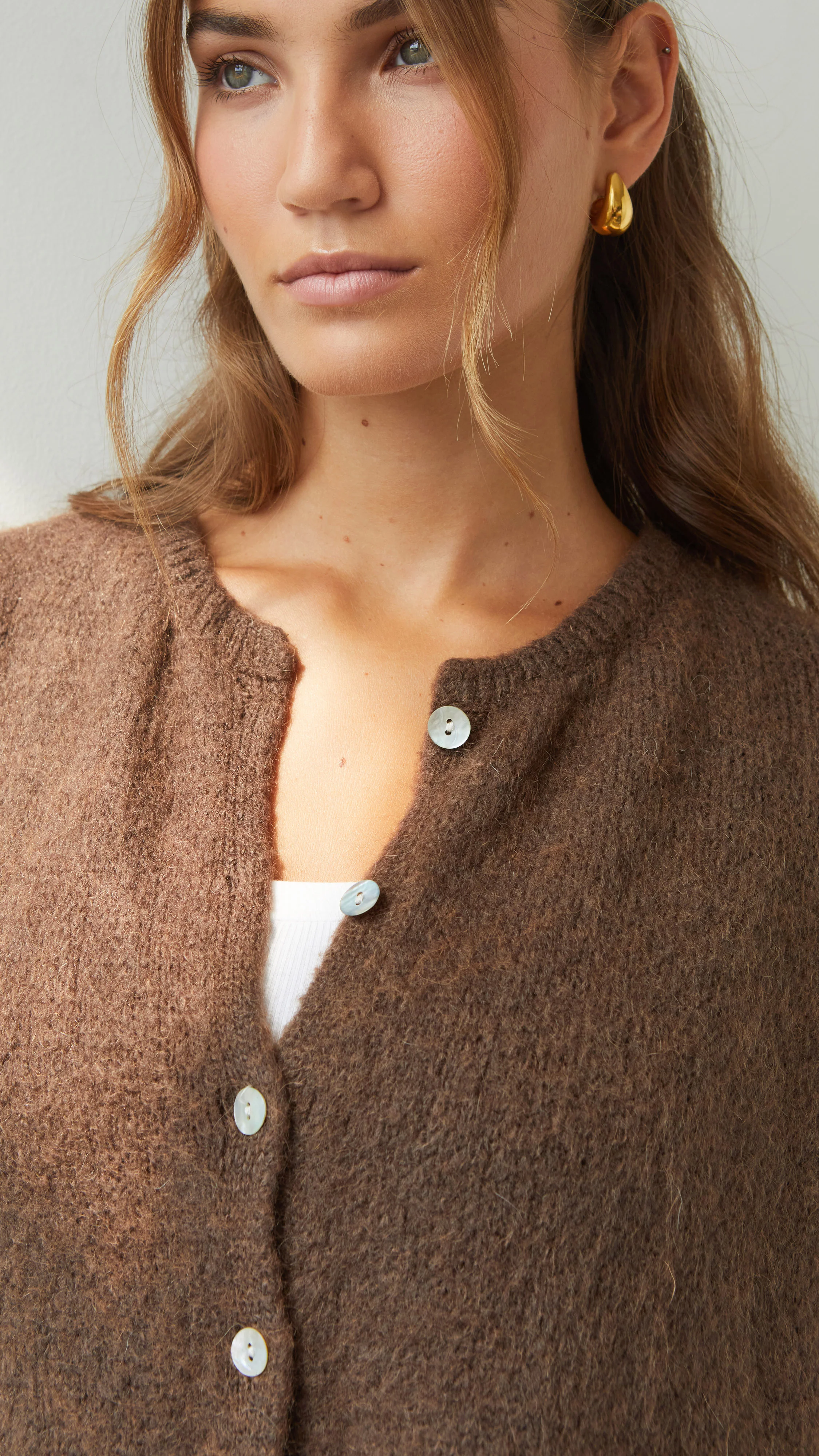 Emme Cardigan - Espresso - Image 3