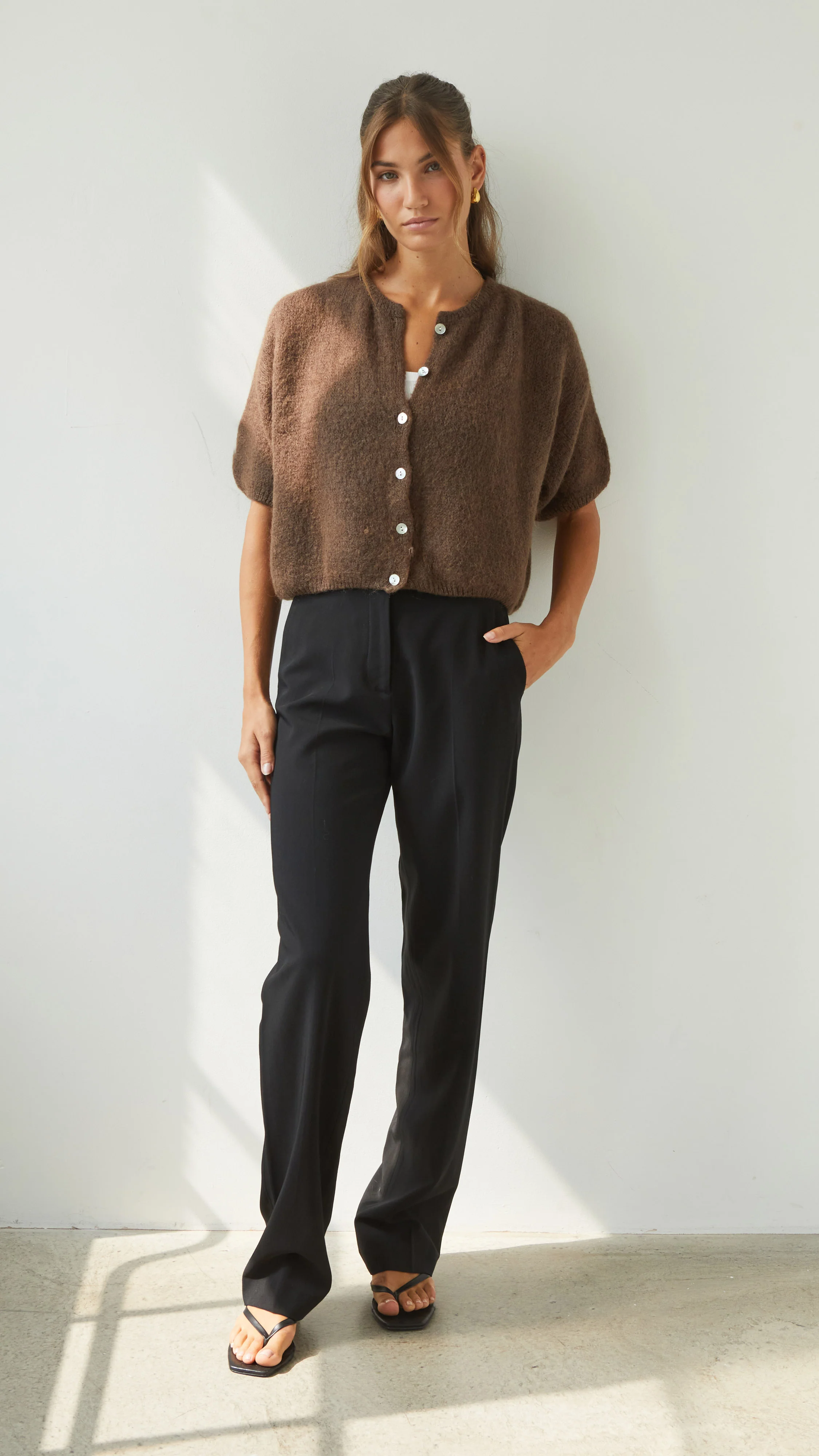 Emme Cardigan - Espresso - Image 4