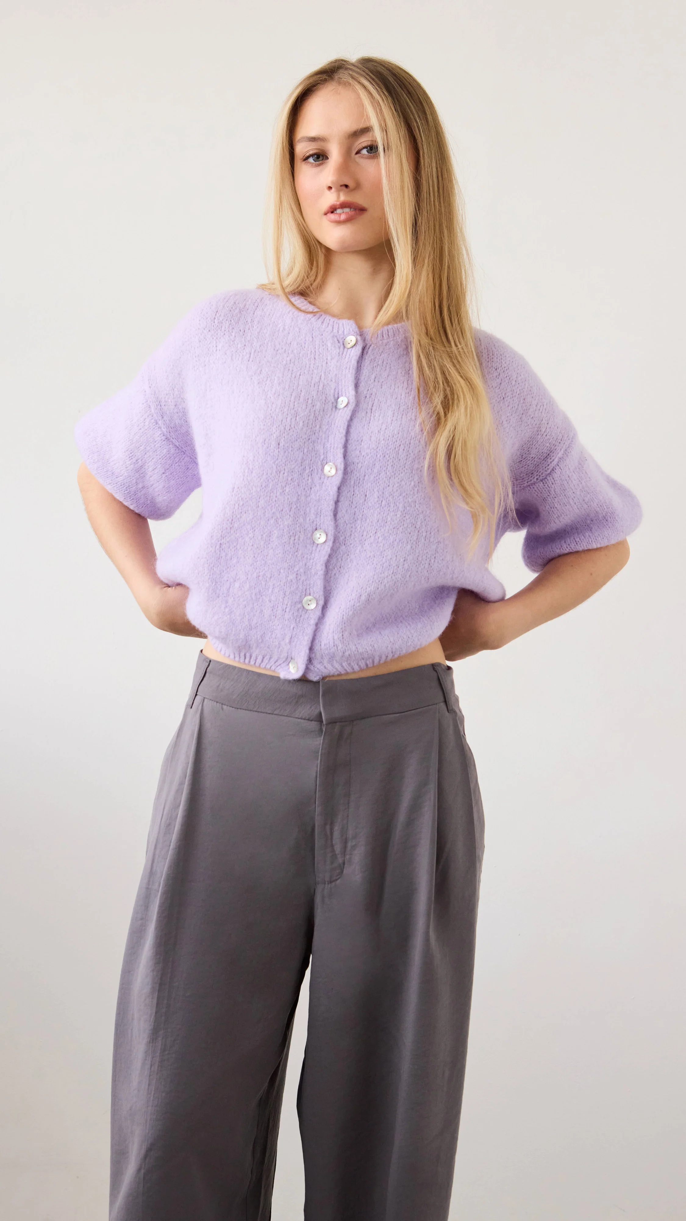 Emme Cardigan - Lilac - Image 5