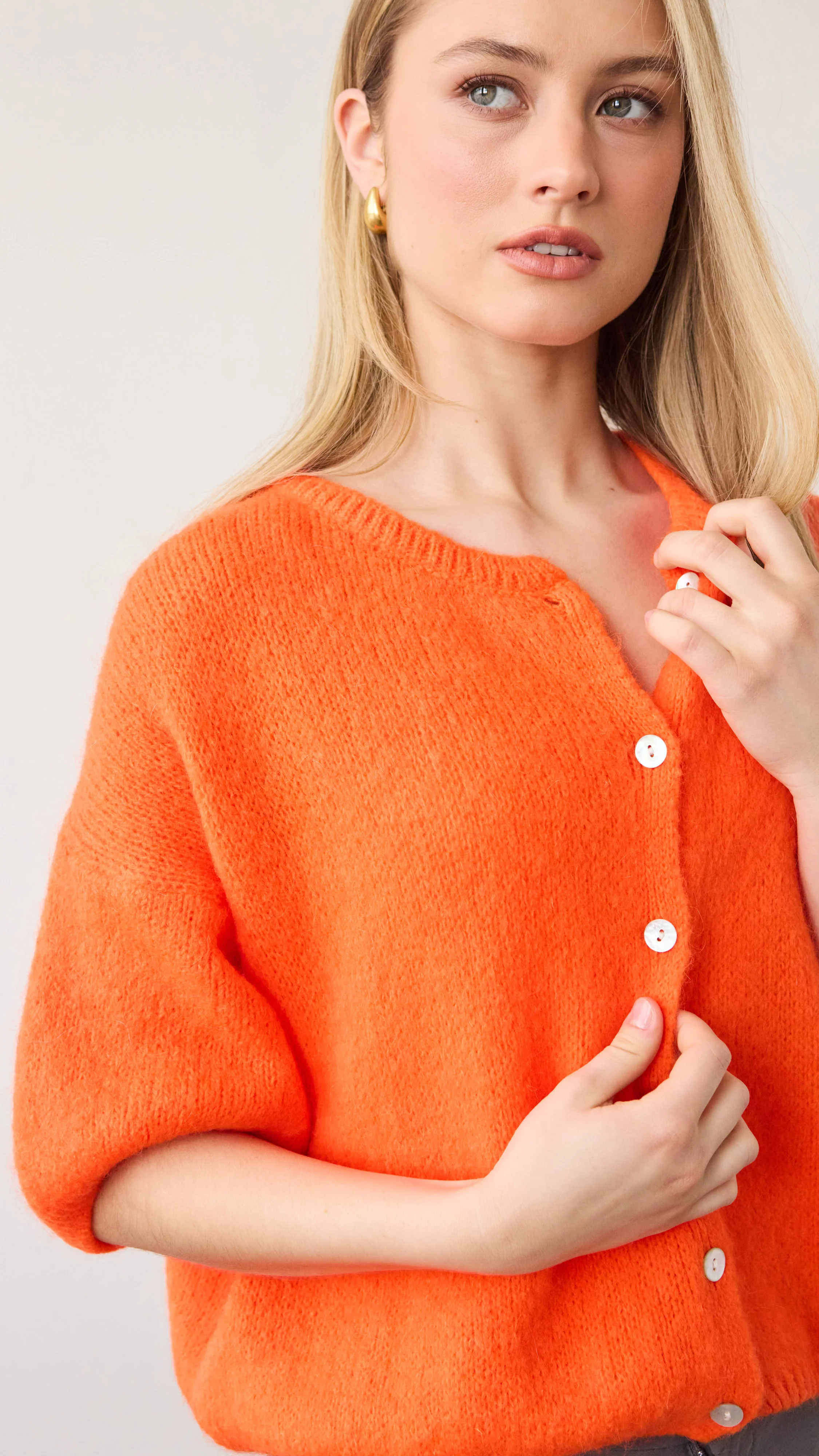 Emme Cardigan - Tangerine - Image 6