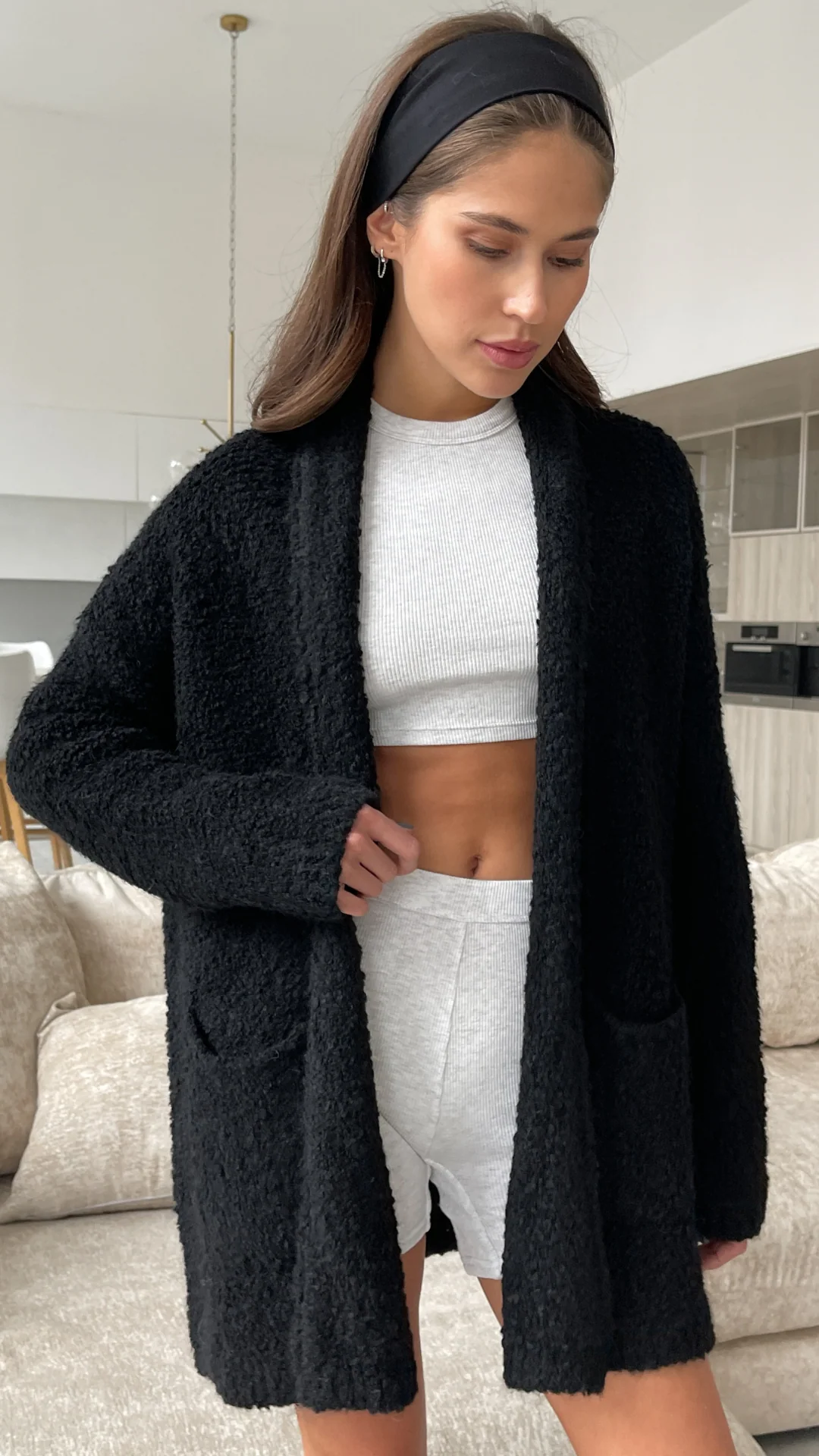 Emmy Cardigan - Black - Image 3