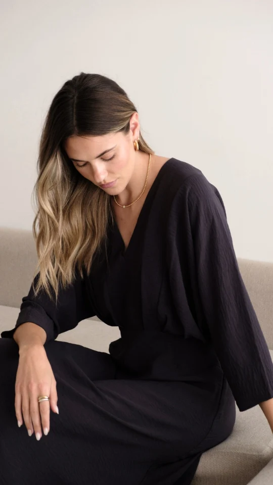 Evelyn Dress - Slate - Image 12