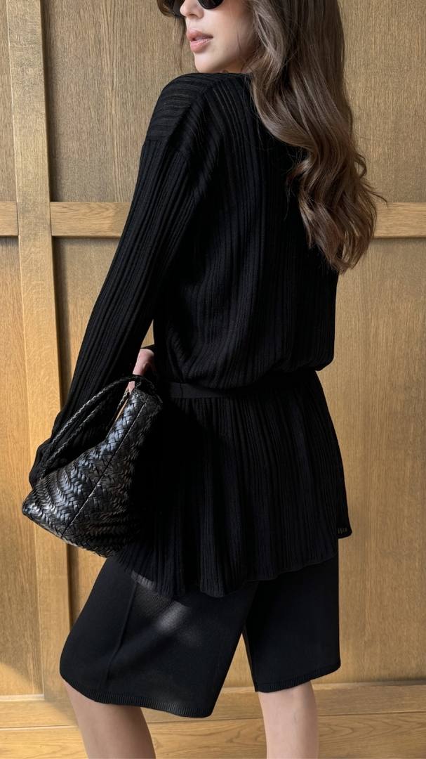 Faye Knit Bermuda - Black - Image 16