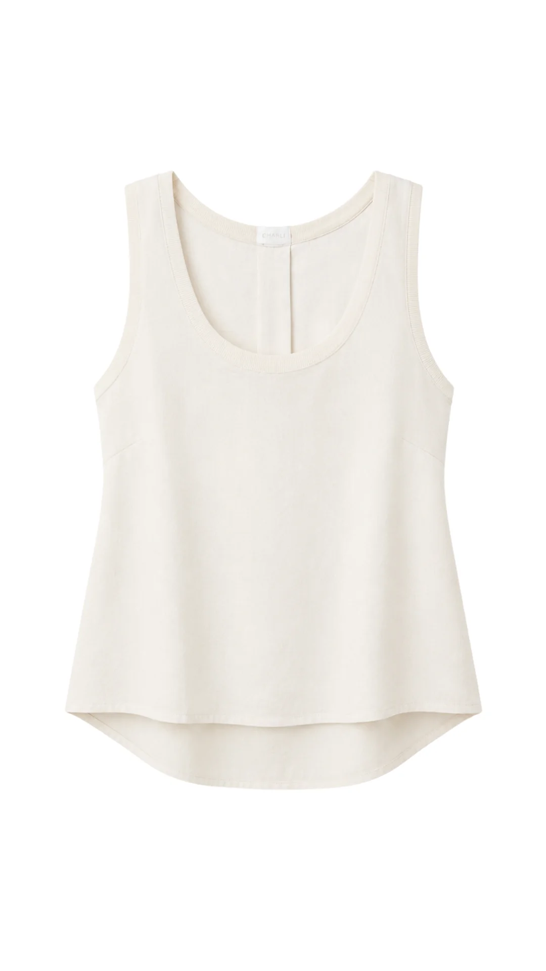 Fione Tencel Linen Top  - Ivory - Image 17