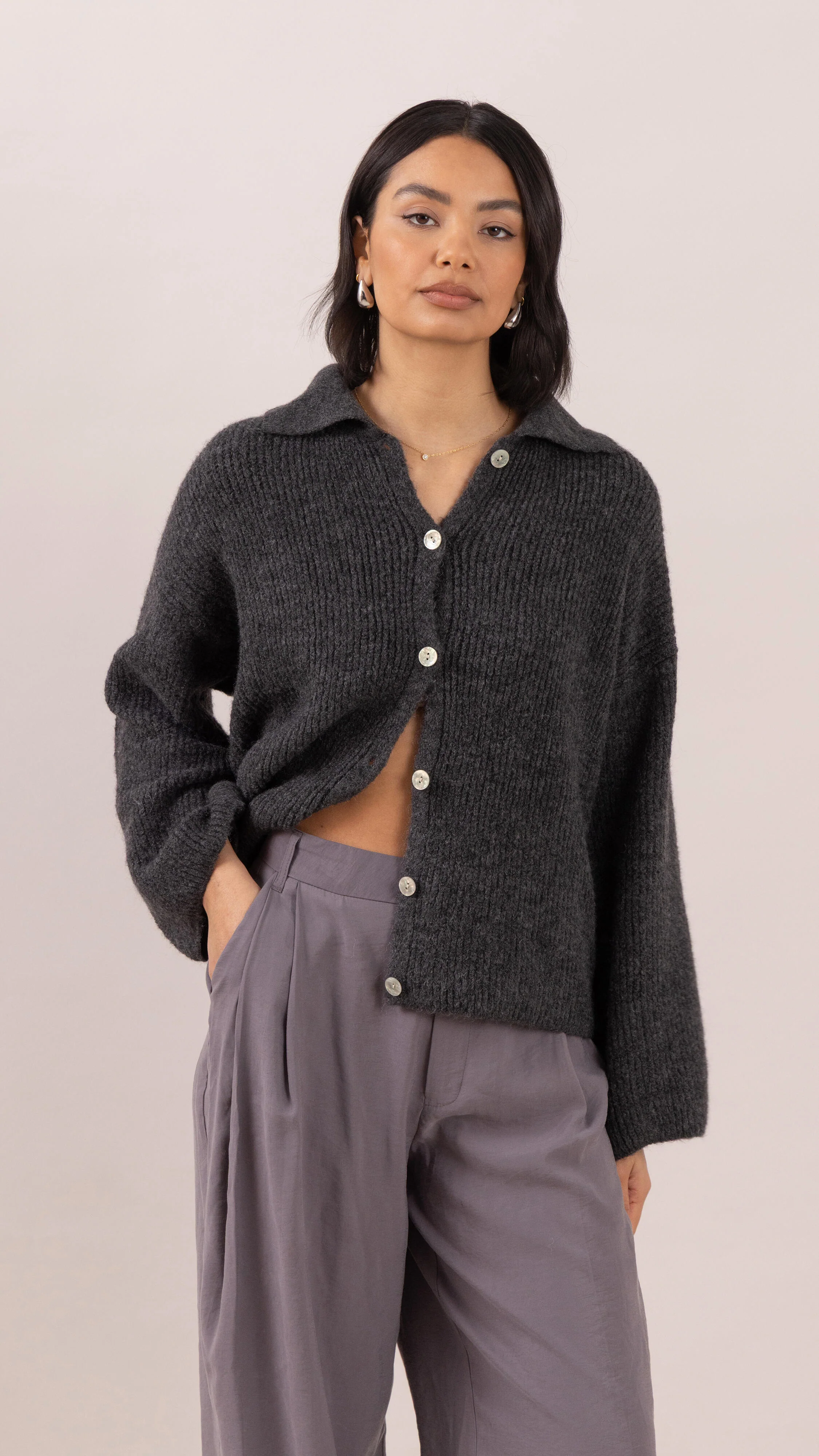 Gale Cardigan - Graphite - Image 2