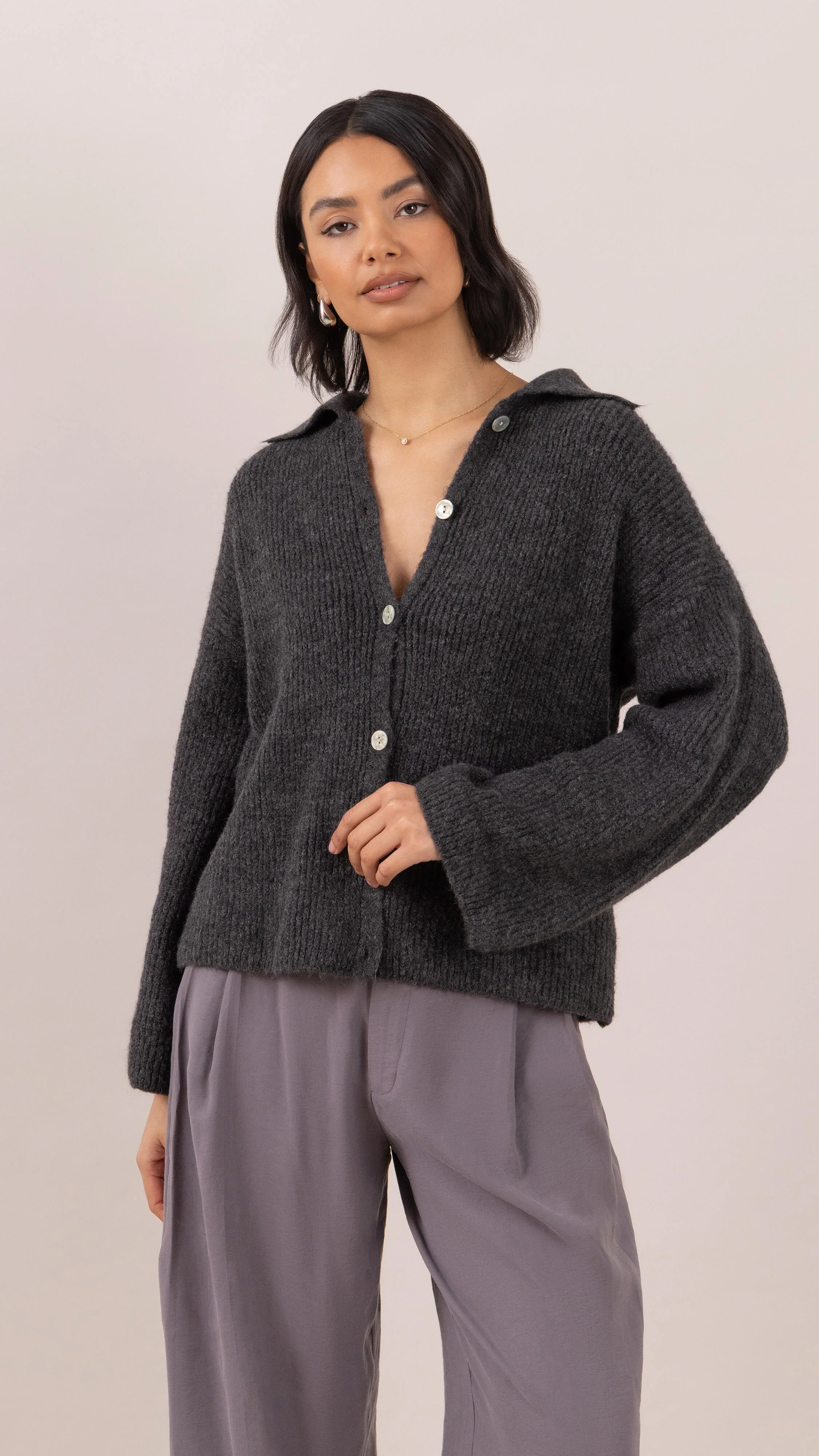 Gale Cardigan - Graphite - Image 3