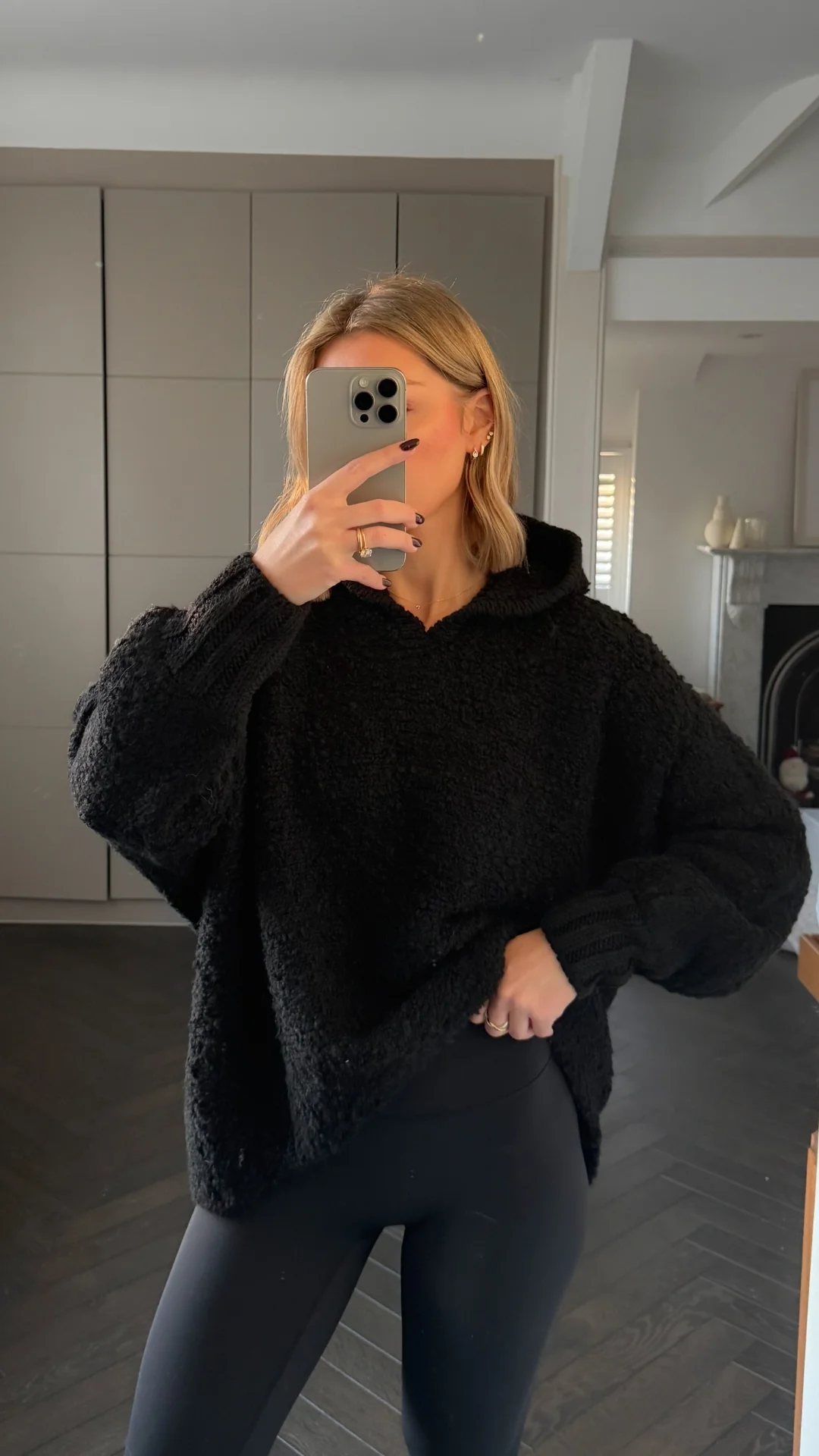 Giorgia Alpaca Sweater - Black - Image 2