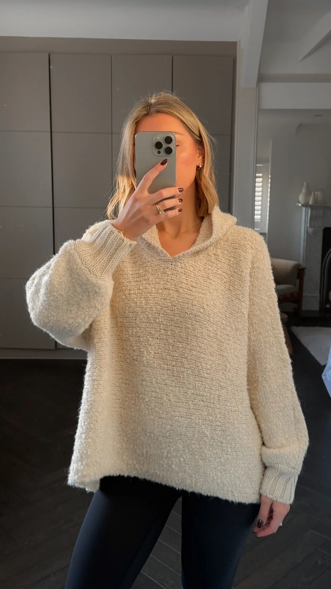 Giorgia Alpaca Sweater - Moonbeam - Image 2