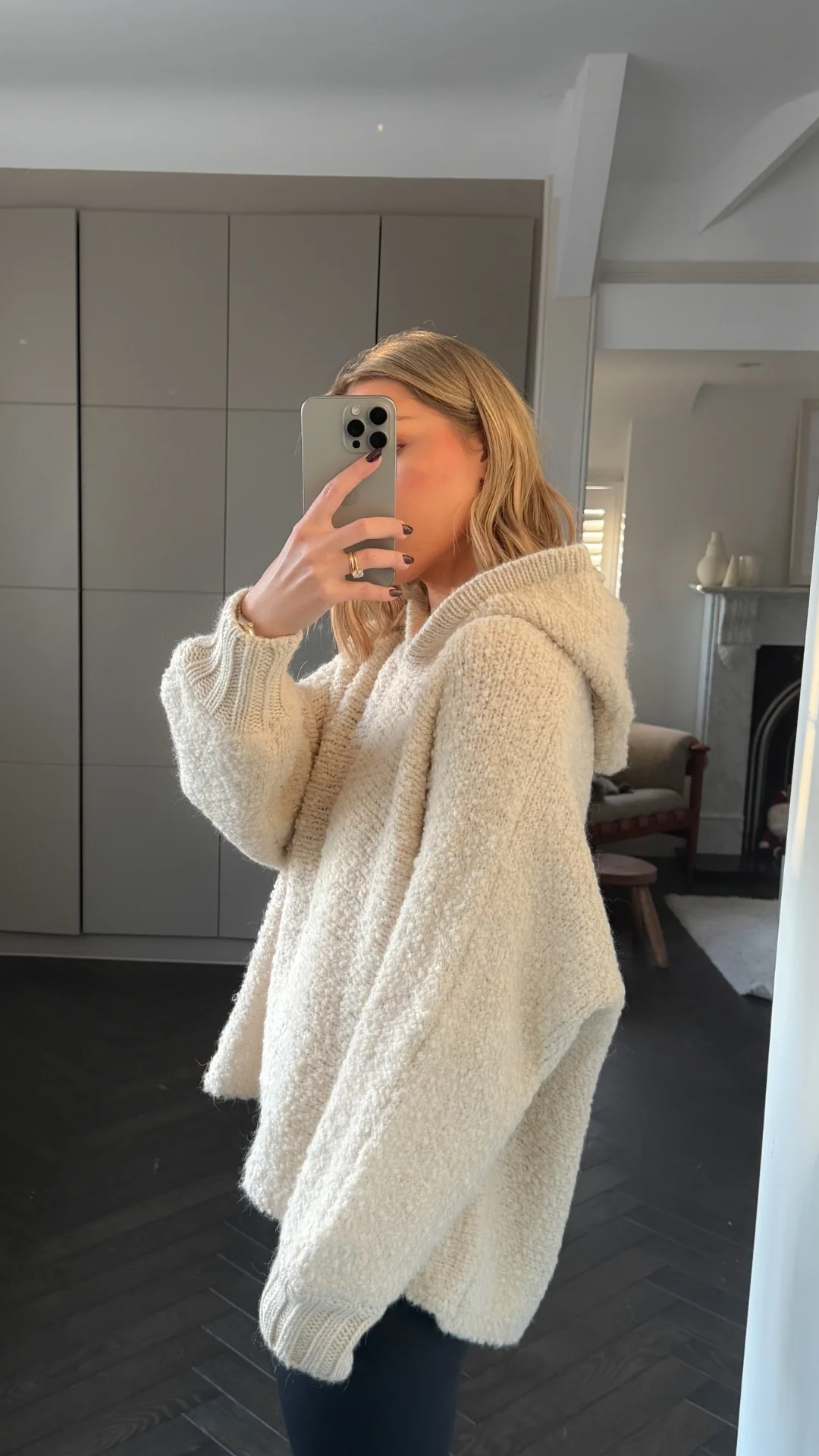Giorgia Alpaca Sweater - Moonbeam - Image 3