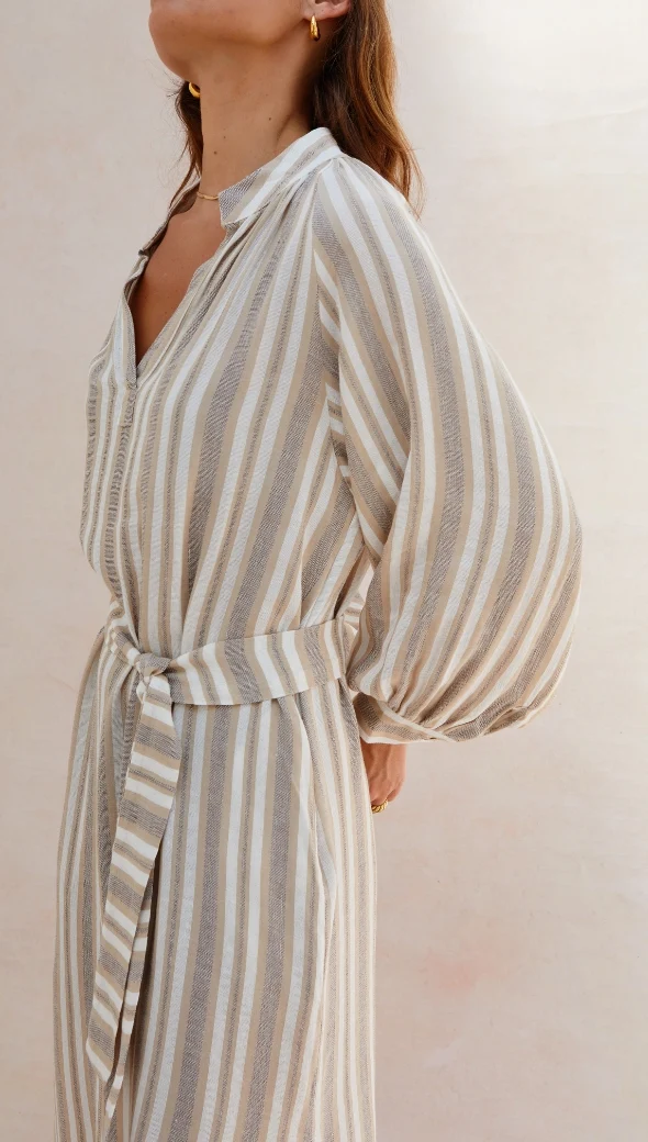 Ines Kaftan - Taupe Stripe - Image 11