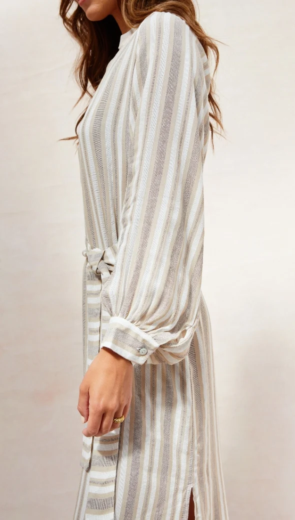 Ines Kaftan - Taupe Stripe - Image 17
