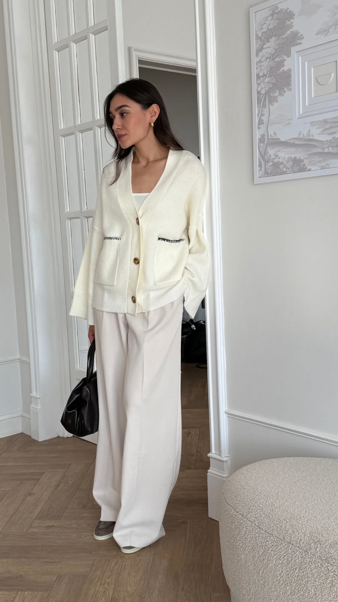Kassie Cardigan - Ivory - Image 4