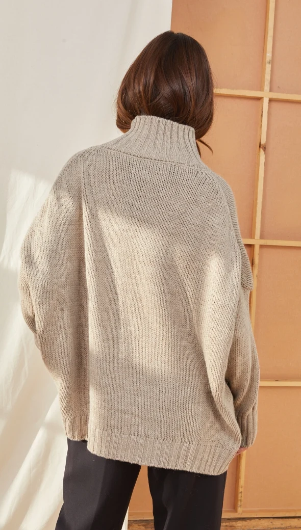 Margot Sweater - Taupe - Image 7