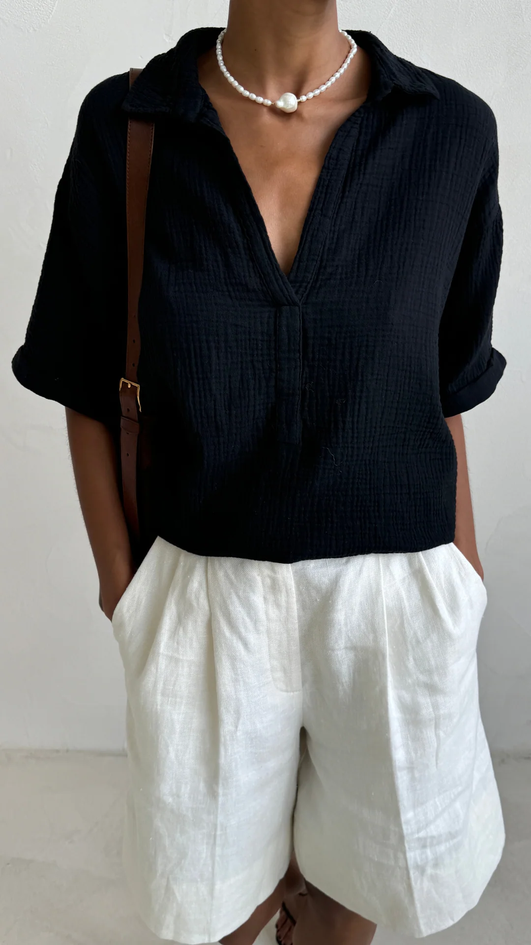Mariana Shirt - Black - Image 9