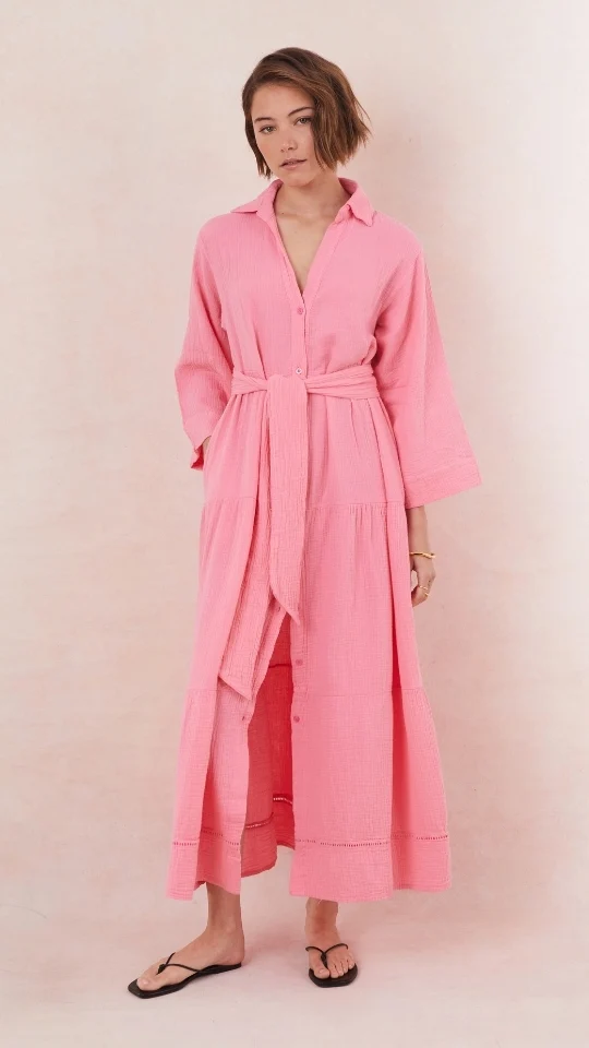 Marika Shirt Dress - Petunia - Image 16