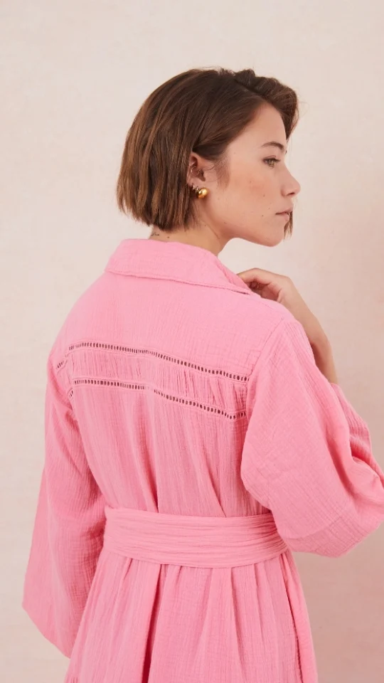 Marika Shirt Dress - Petunia - Image 17
