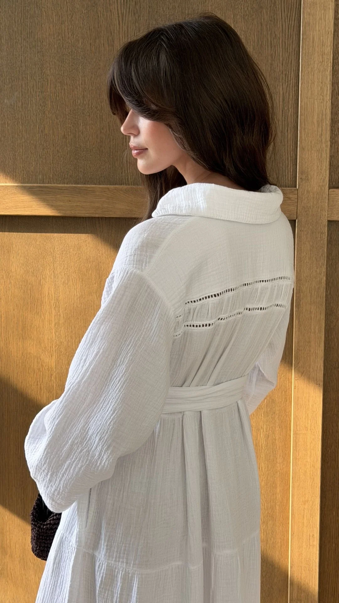 Marika Shirt Dress - White - Image 16