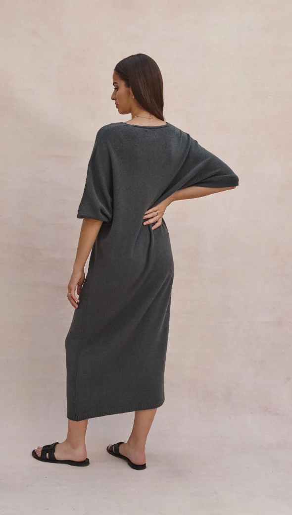 Marlie Knit Dress - Army - Image 6