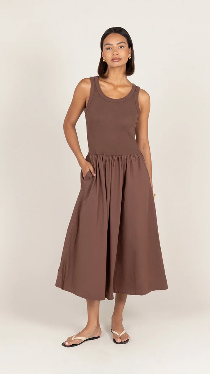 Marnie Dress - Cocoa - Image 2