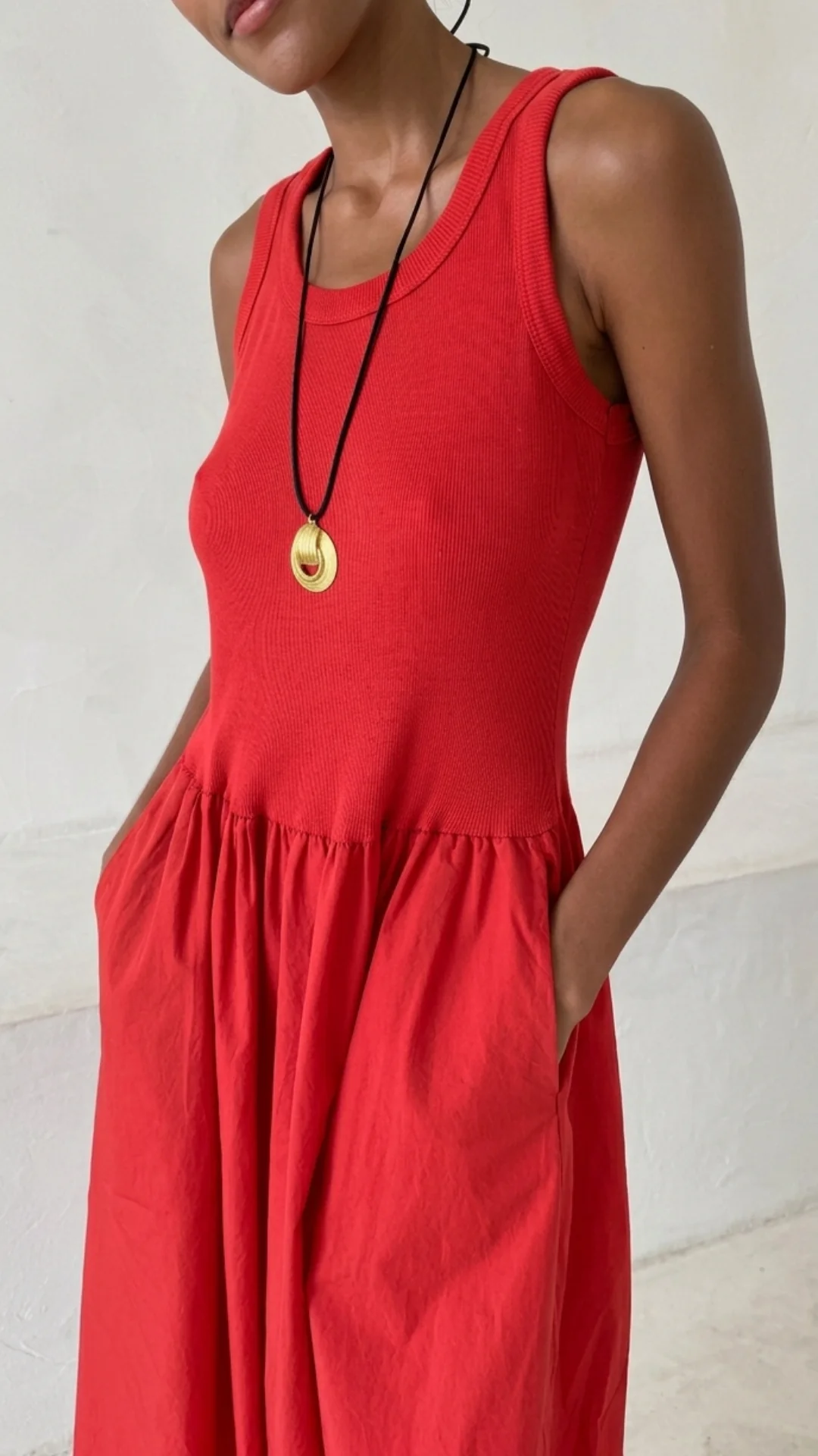 Marnie Dress - Red - Image 2