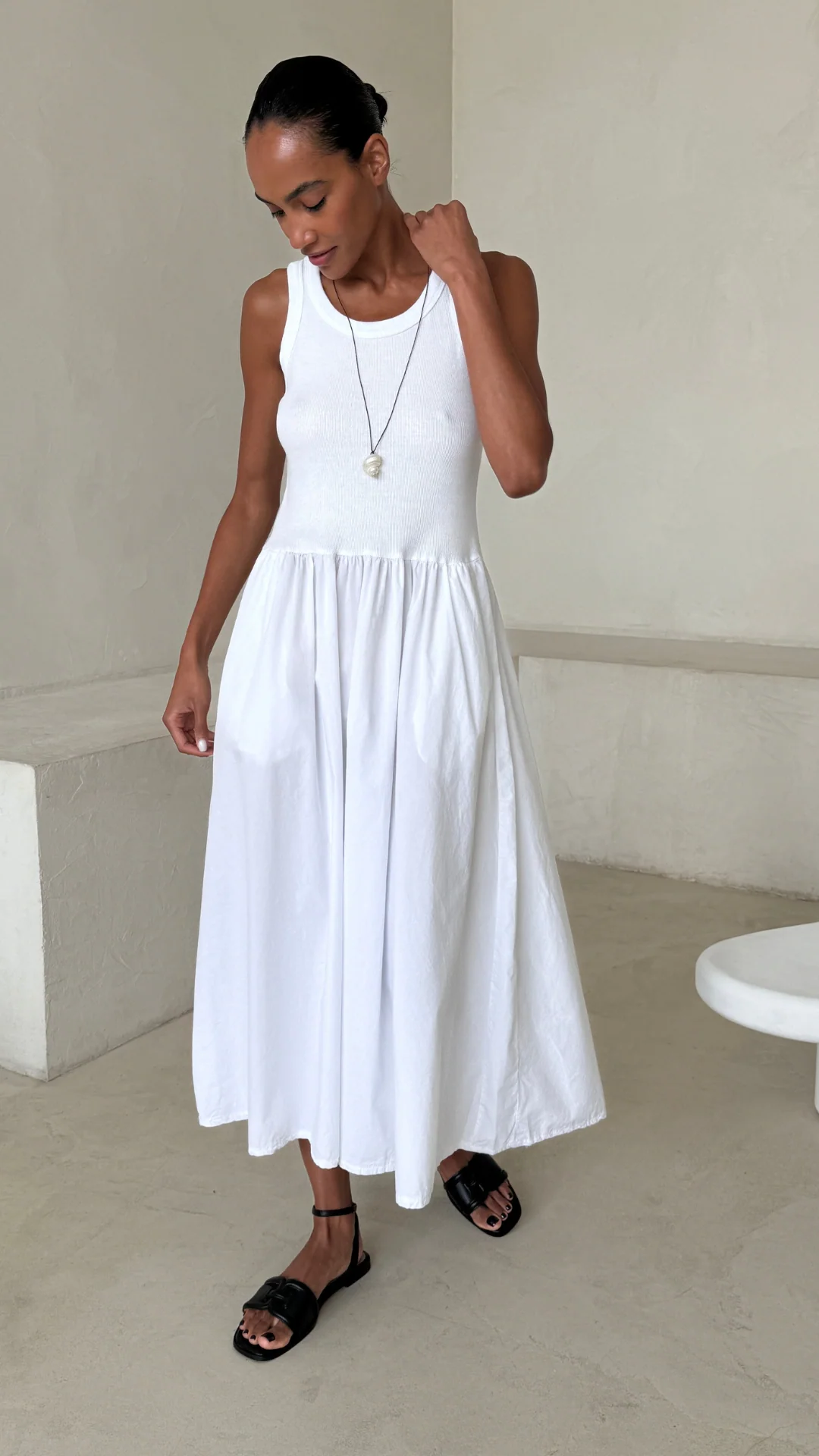 Marnie Dress - White - Image 5