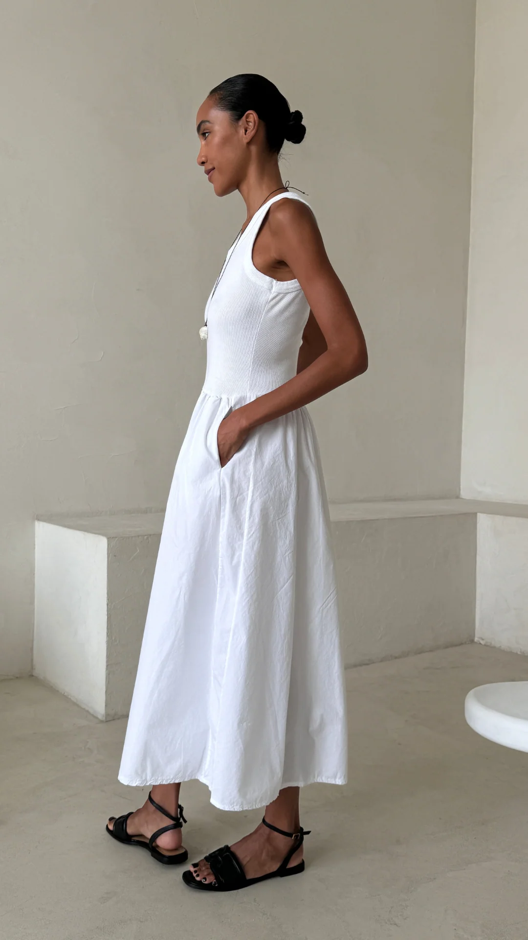 Marnie Dress - White - Image 6
