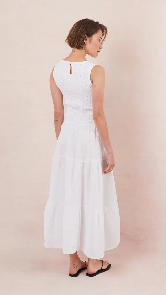 Mel Cotton  Dress - White - Image 4