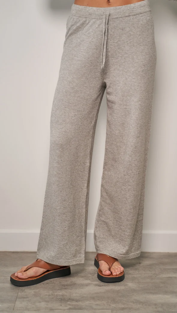 Monica Trousers - Grey Melange - Image 2