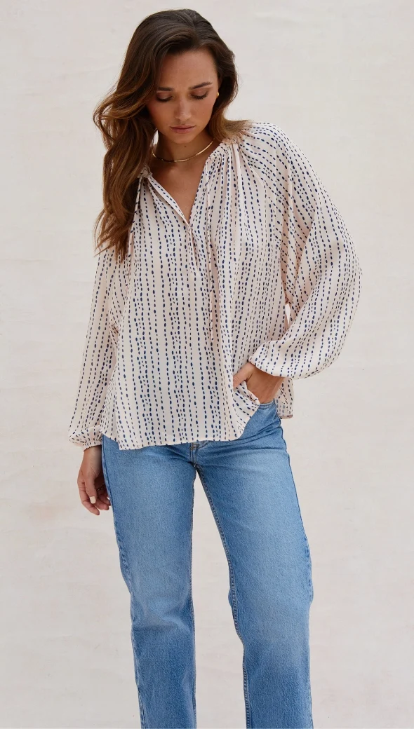 Myra Shirt - Ink Print - Image 7