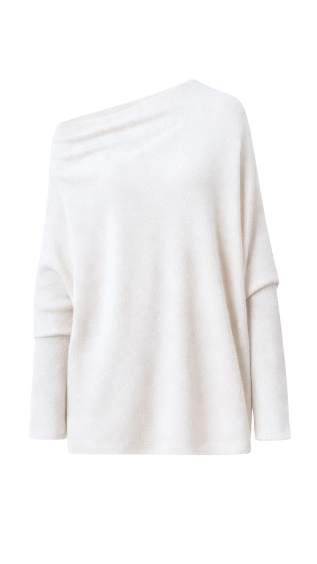 Natalie Asymmetric Sweater - Ivory - Image 6
