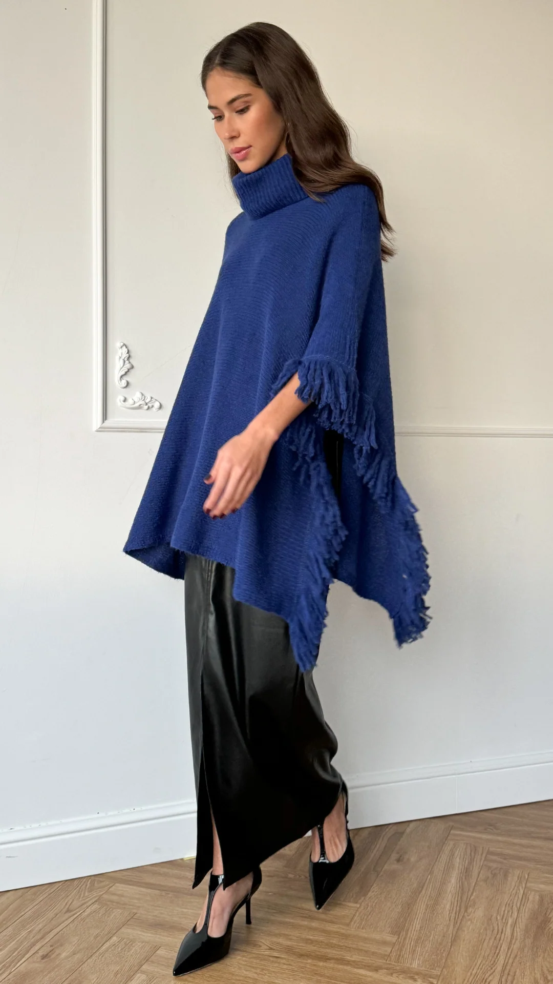 Pearl Poncho - Royal Blue - Image 2