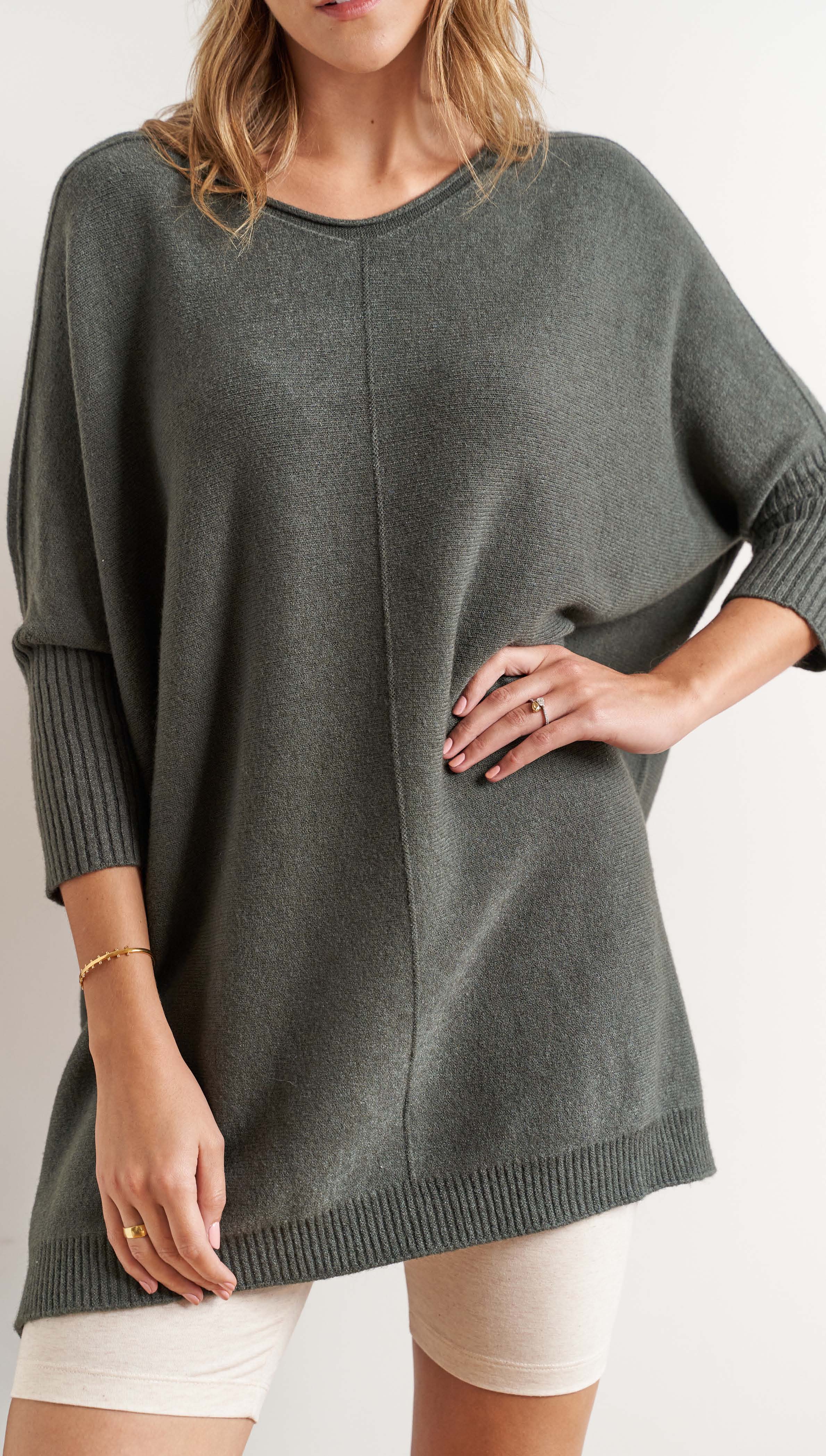 Riley Sweater - Army - Image 2