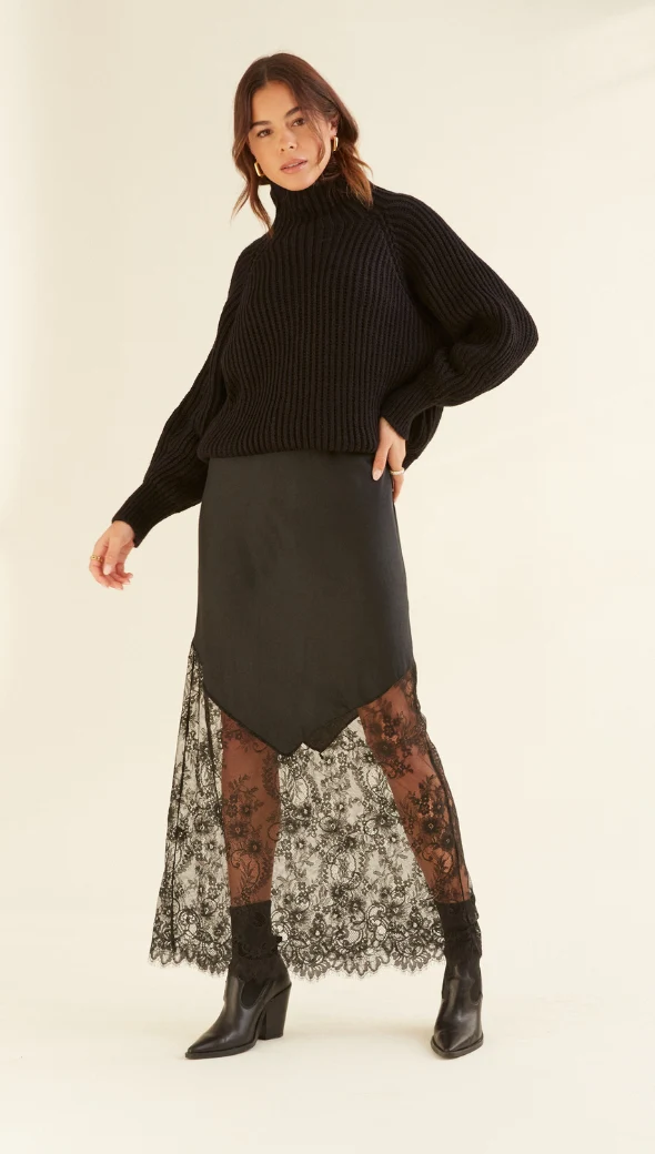 Selma Sweater - Black - Image 2