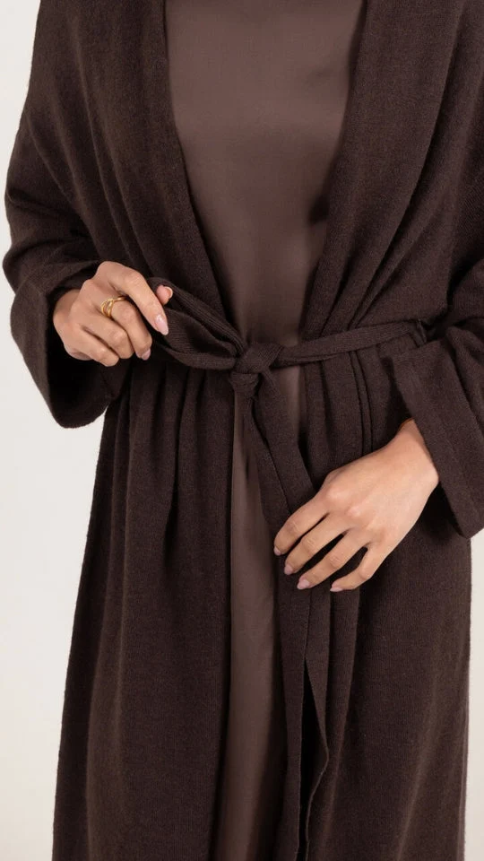 Sierra Long Cardigan - Espresso - Image 4