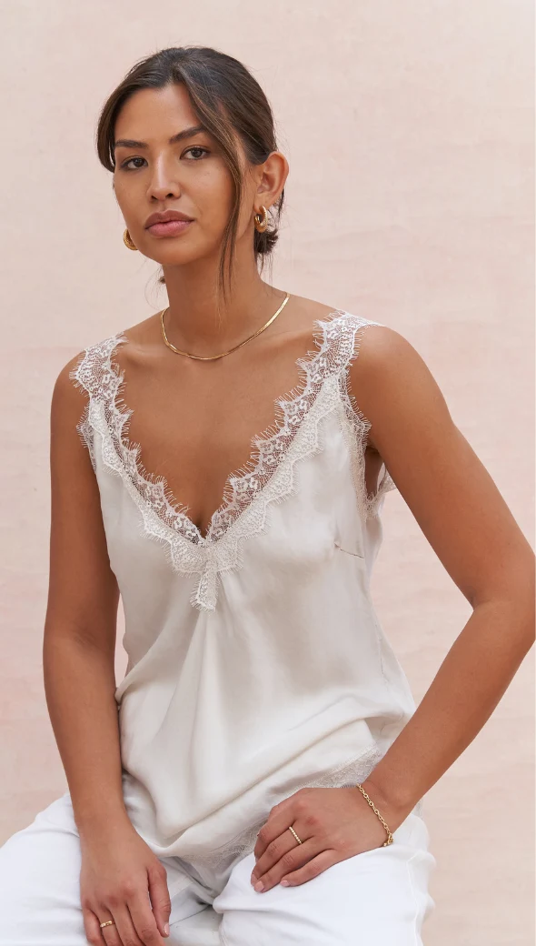 Solange Camisole - Cream - Image 10