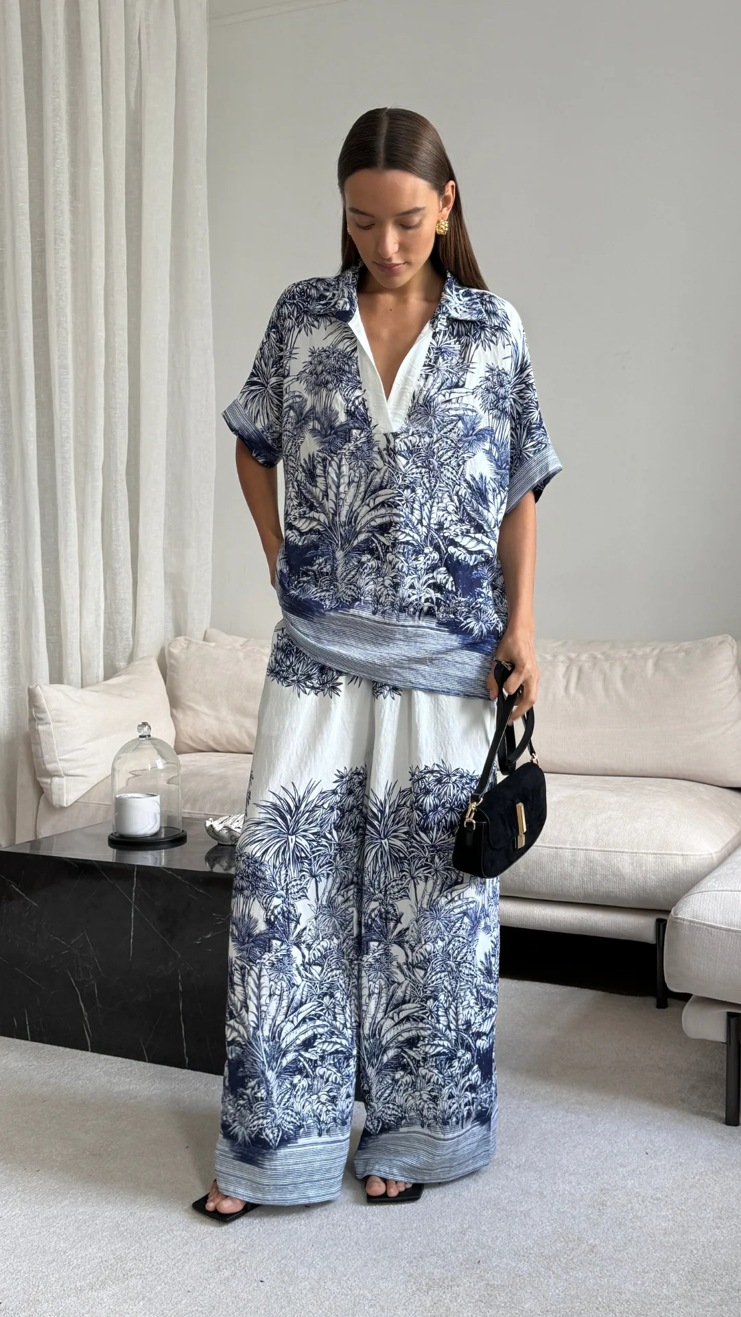 Stella Set - Indigo Blue Print - Image 2