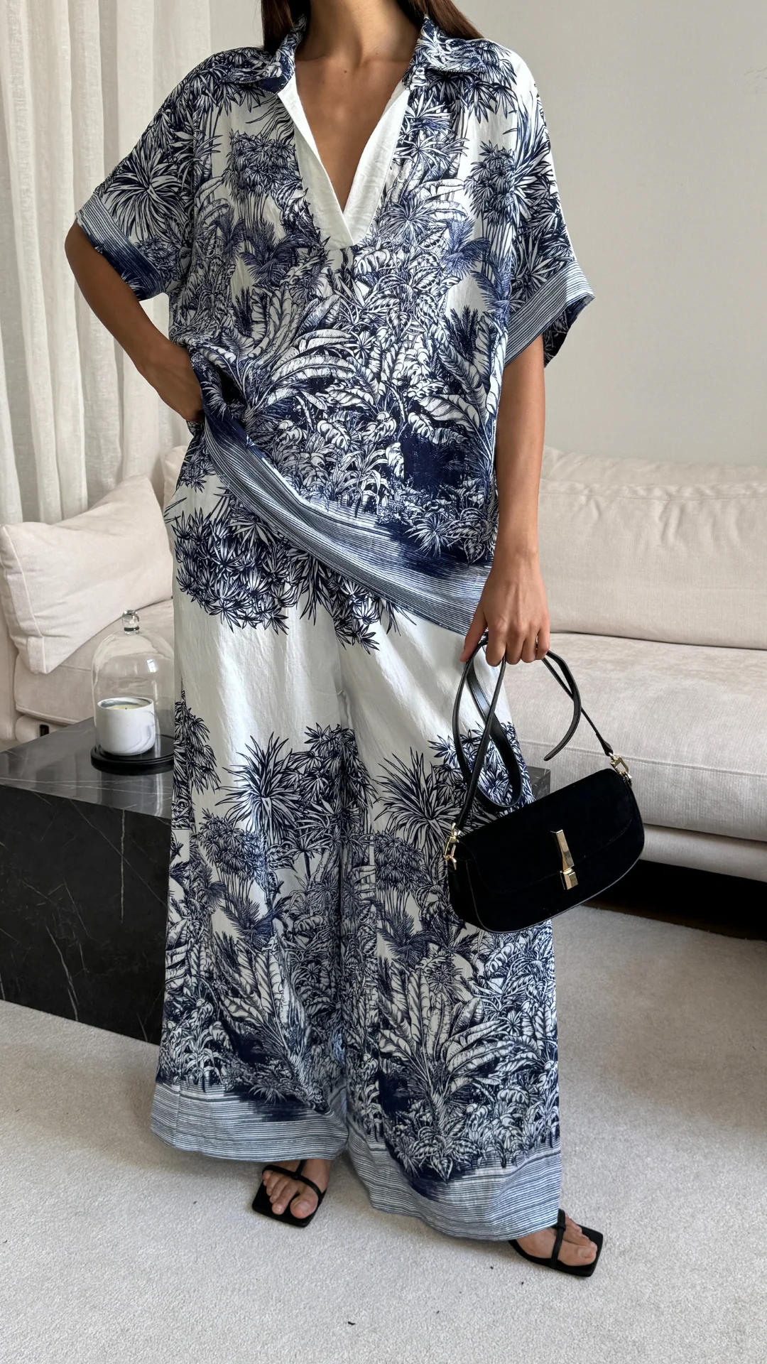 Stella Set - Indigo Blue Print - Image 5