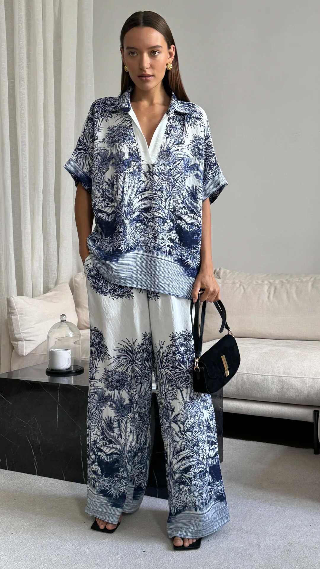 Stella Set - Indigo Blue Print - Image 7