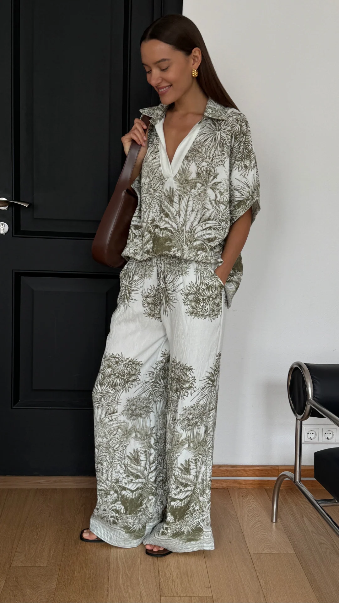 Stella Set - Khaki Print - Image 3