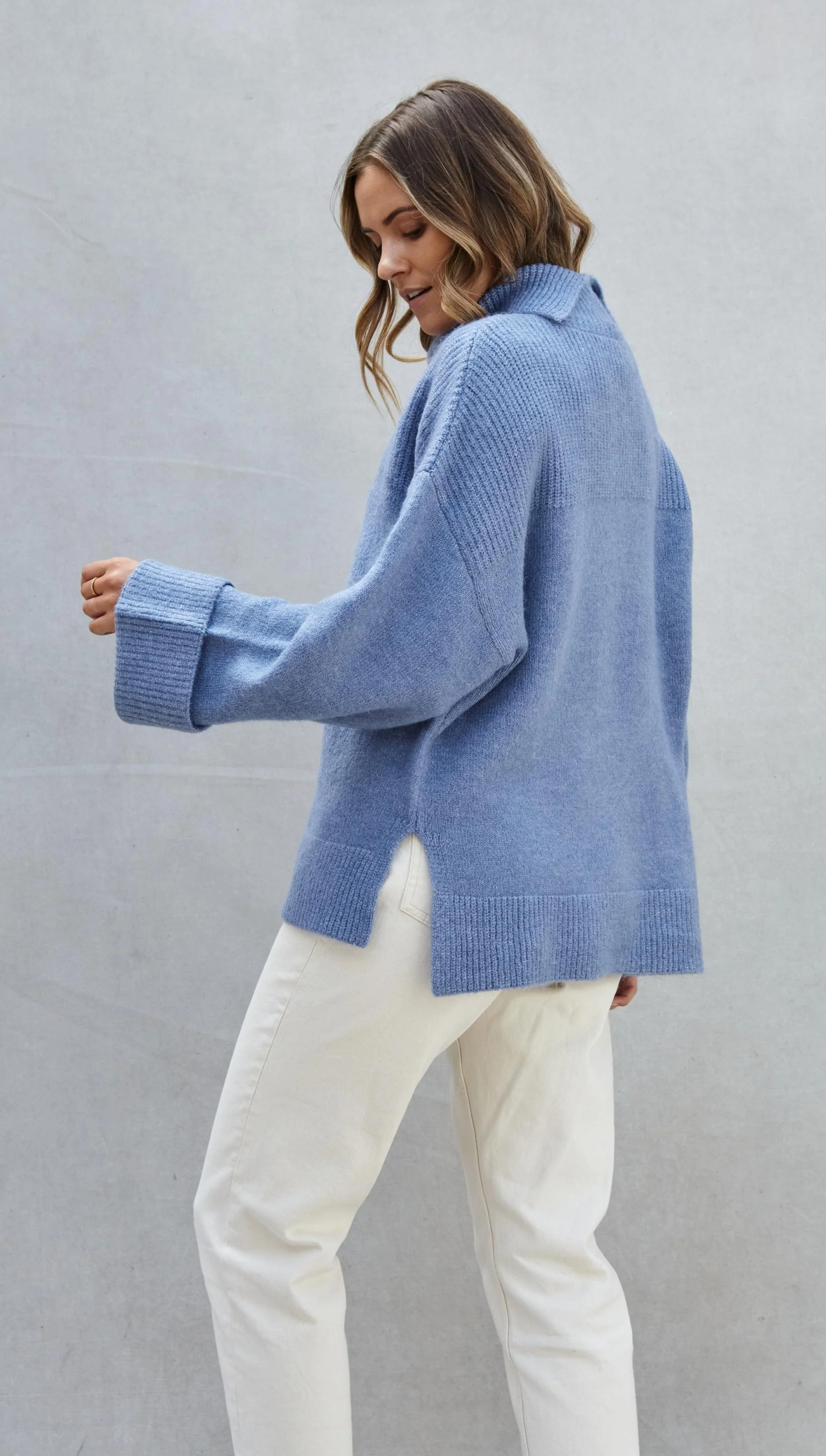 Vanessa Sweater - Sky - Image 4