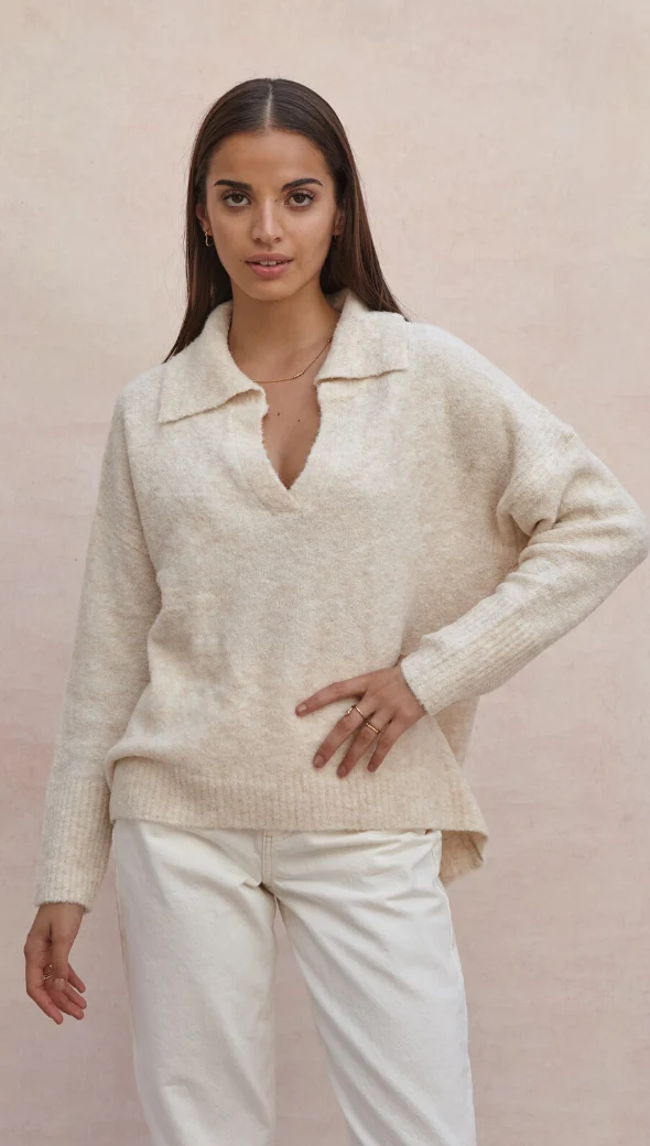 Veronika Sweater - Ivory - Image 3